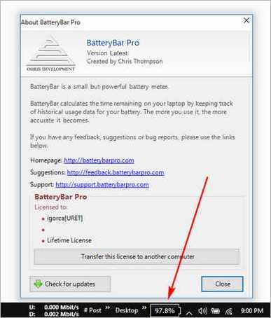 batterybar pro 3.6.6 license key